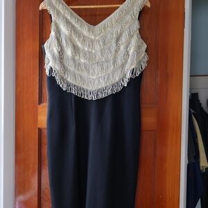 1950’s/1960’s Black/Gold Wiggle Dress